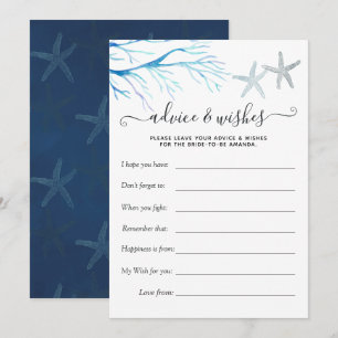 Sjögräs Nautical Shower Game Adapter Rådkort