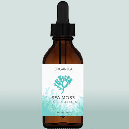 Sjögräs Sea Moss Gel-etiketter Fraktsedel