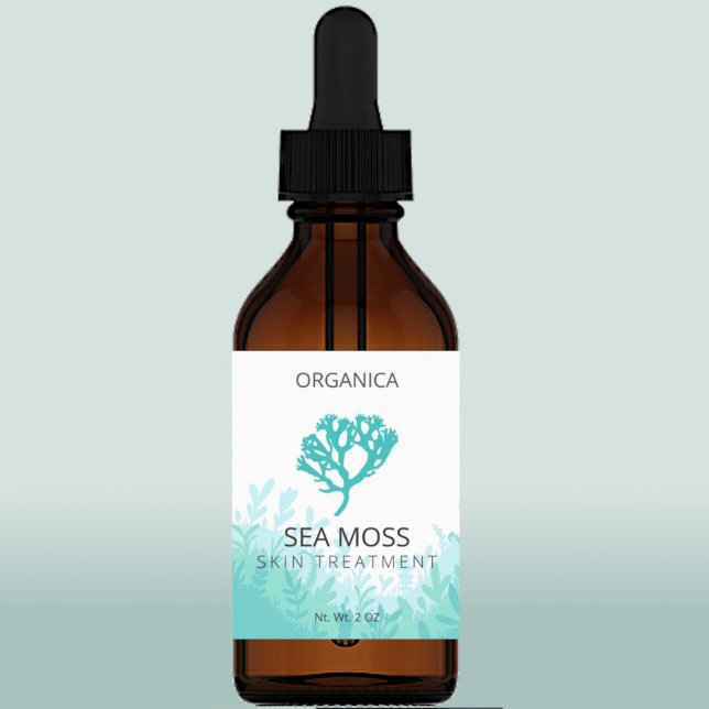 Sjögräs Sea Moss Gel-etiketter Fraktsedel (Skapare uppladdad)