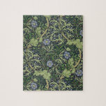 Sjögrästapetdesign som skrivs ut av John Henry De Pussel<br><div class="desc">Avbilda: Tapetdesign för 136082 sjögräs som skrivs ut av John Henry Dearle (1860-1932),  1901 (tapeten). Morris William (1834-96). Privat samling,  den Stapleton samlingen.  Konst konst.</div>