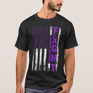 Sjögrens syndrom band kämpa US Flagga T Shirt