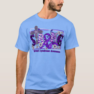 Sjogrens syndrom Medvetenhet kor ribbon Strong ho T Shirt