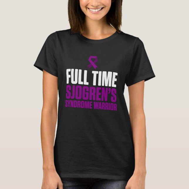 Sjogrens syndrom Survivor Days Warrior T Shirt (Framsida)