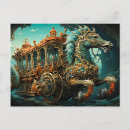 Sjöhäftande organisation för transport av resande vykort