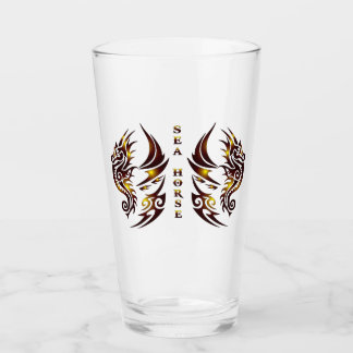 Sjöhäst2 Dricksglas Glaskopp