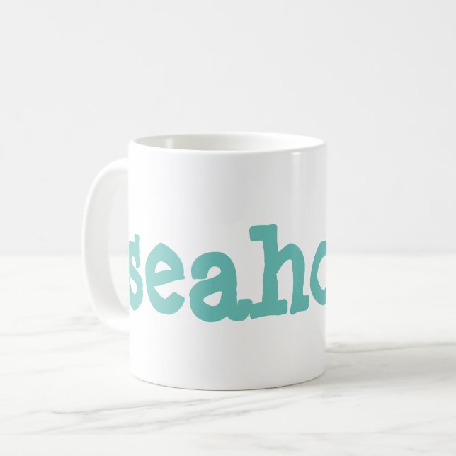 sjöhäst kaffemugg (Framsida vänster)