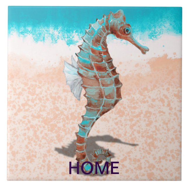 Sjöhäst Kakelplatta (Framsidan)