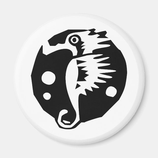 Sjöhäst Magnet (Framsidan)