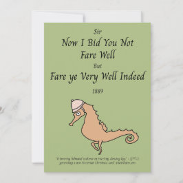 Sjöhäst Victorian Holiday Car Julkort