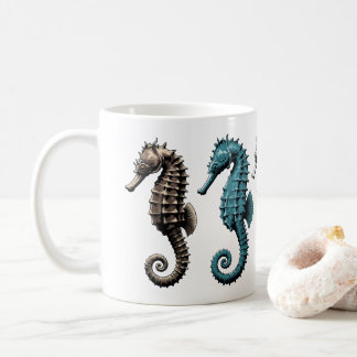 Sjöhästar  kaffemugg