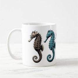 Sjöhästar  kaffemugg