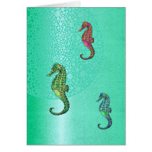 Sjöhästar och Aqua Blank