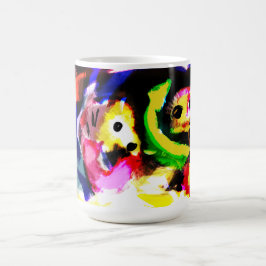Sjöhästar sommar glädje ädelsten kaffemugg
