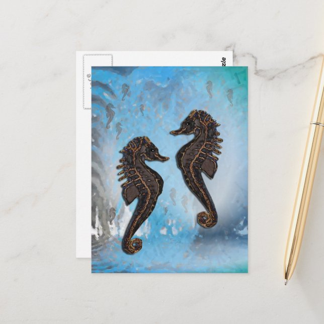 Sjöhästar Vykort (Fram/Back In Situ)