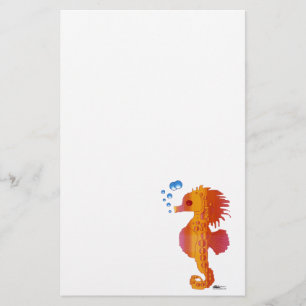 Sjöhästs bubbelbaby brevpapper