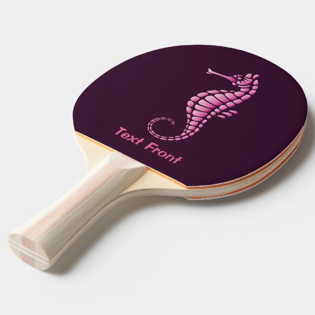 Sjöhästsjubb Rosa Pingisracket (Frontvinkel)
