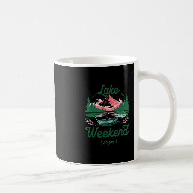 Sjöhelg-semesterresa Cheyenne Wyoming  Kaffemugg (Höger)