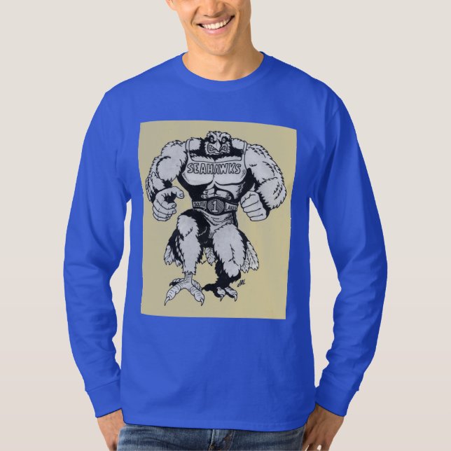 SJÖHÖG SJÖAR-KRAFT (Reston, Va) SEAHAWK T Shirt (Framsida)