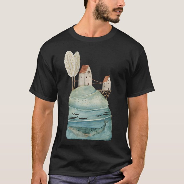 Sjöhus #1 t shirt (Framsida)