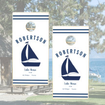 Sjöhus Familjenamn Navyblå Marin