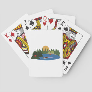 Sjöhus Spel Kort