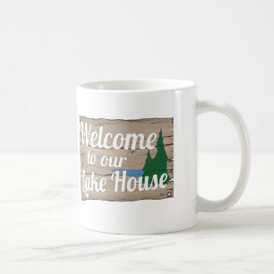 sjöhusvälkomnande kaffemugg