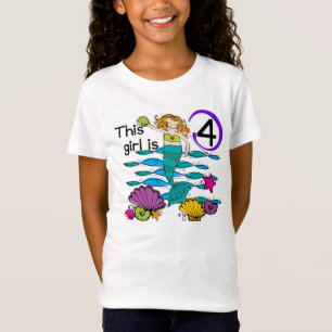 Sjöjungfru4e födelsedagenTshirts och gåvor Tröja