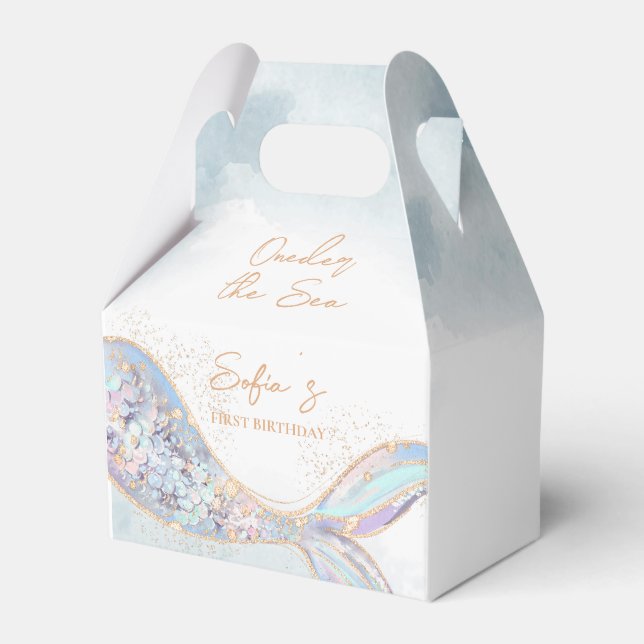 Sjöjungfru 1:a födelsedag presentaskar (Framsidan Sidan)