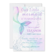 Sjöjungfru 1:a födelsedag under Sjöjungfrun Party