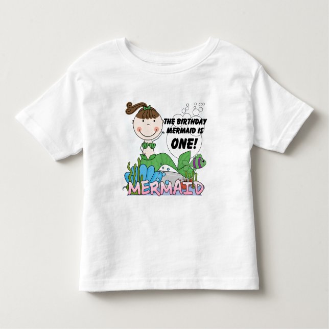 Sjöjungfru 1:a födelsedagskjortor och gåvor tröja (Framsida)