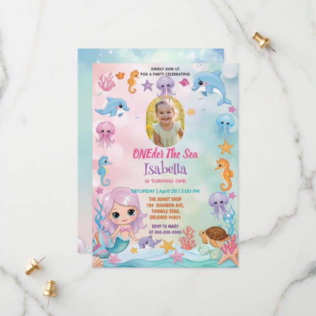 Sjöjungfru 1: a fotogliddagen spara datumet (Fram/Back In Situ)