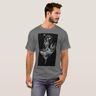 Sjöjungfru 2017 för nytt år tee shirt