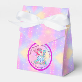 Sjöjungfru 3:e födelsedag Ändra text anpassa Presentaskar