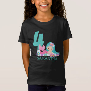 Sjöjungfru 4e födelsedagen Marina - T-Shirt