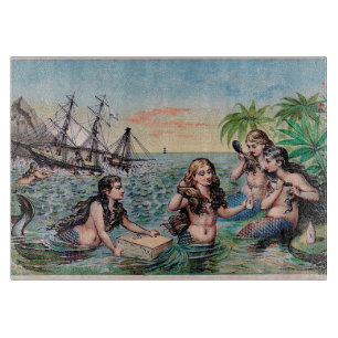 Sjöjungfru Antique Magic Nautical Ocean