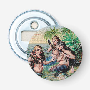 Sjöjungfru Antique Magic Nautical Ocean Flasköppnare