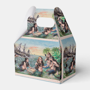 Sjöjungfru Antique Magic Nautical Ocean Presentaskar