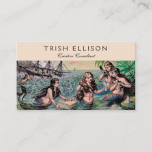 Sjöjungfru Antique Magic Nautical Ocean