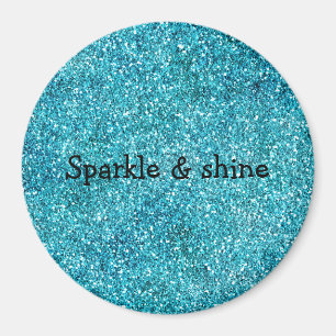 Sjöjungfru Aqua Glitz Glitter Magnet