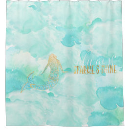 Sjöjungfru Aqua Guld Gnistra