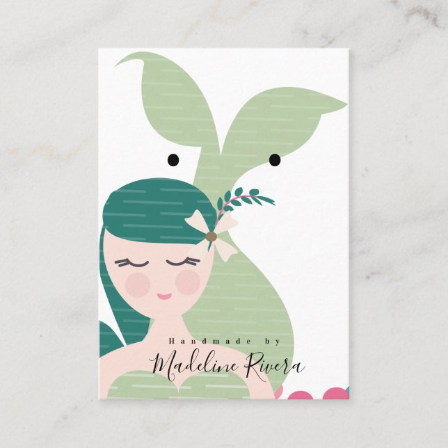 Sjöjungfru Artisan Earring Visning Cards (Framsida)