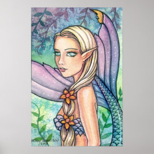 Sjöjungfru av Brook Poster av Molly Harrison
