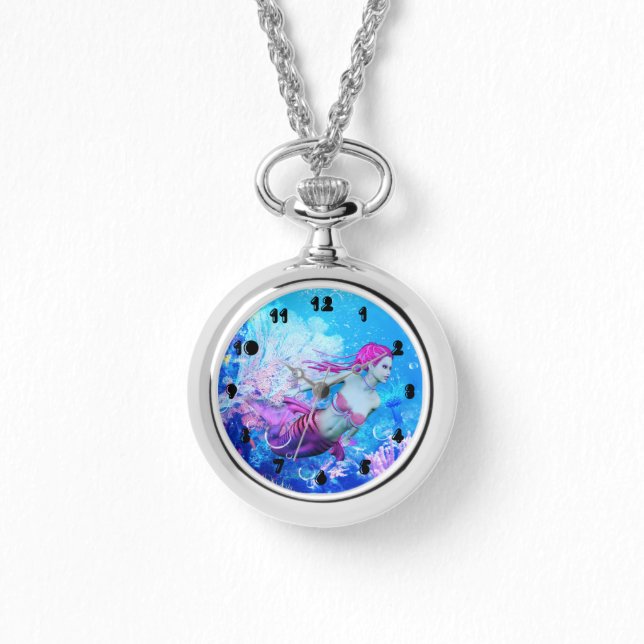Sjöjungfru av Coral Veil Armbandsur (Framsida)