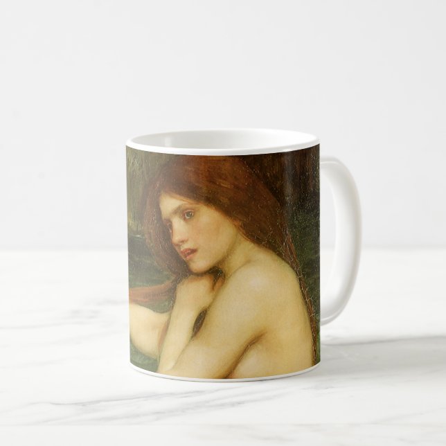 Sjöjungfru av John William Waterhouse Kaffemugg (Framsida höger)