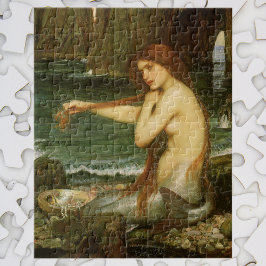 Sjöjungfru av John William Waterhouse Pussel