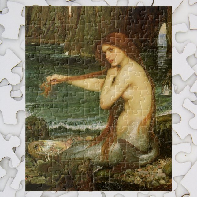 Sjöjungfru av John William Waterhouse Pussel (Skapare uppladdad)