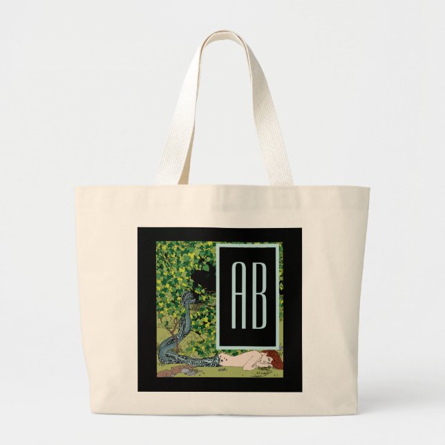 Sjöjungfru av Koloman Moser Tygkasse (Framsidan)