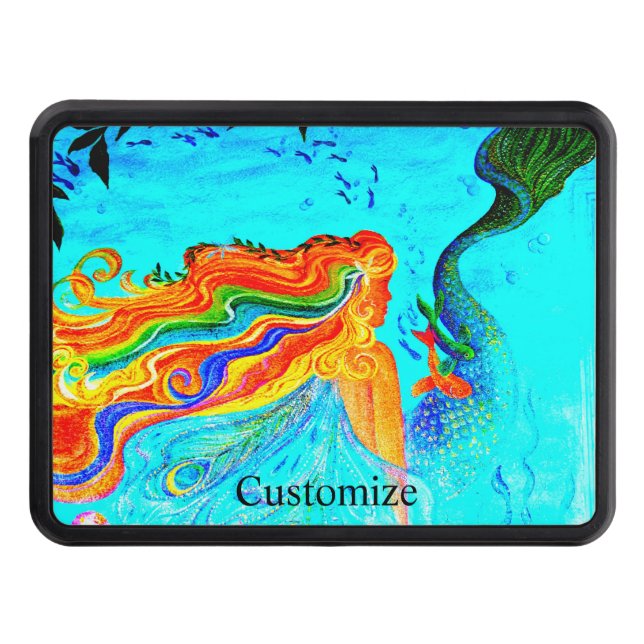 sjöjungfru av regnbåge dragkroksskydd (Framsidan)