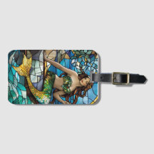 Sjöjungfru av rostat glas