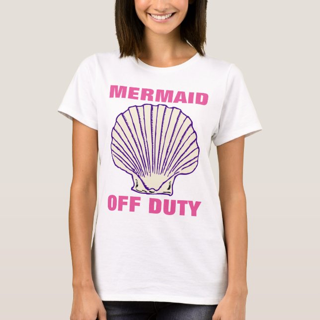 SJÖJUNGFRU AV TULL Dam T-shirts (Framsida)
